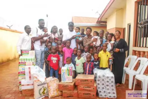 Harrysong Gives Back To Orphans, Plans To Adopt A Child